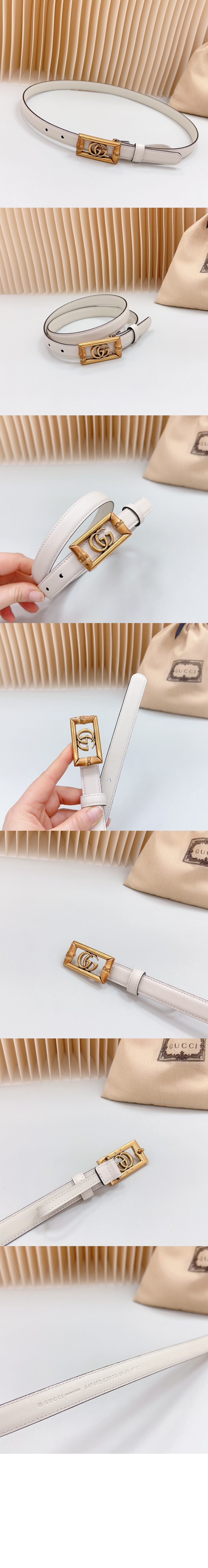 미러급레플리카사이트 | 명품레플리카 전문 쇼핑몰  | 퍼스트원 - 더블 G 밤부 레더 벨트 768464 &gt; 구찌