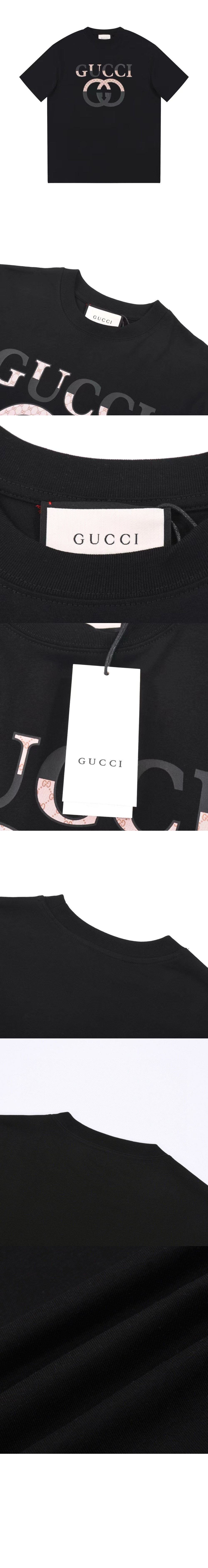 미러급레플리카사이트 | 명품레플리카 전문 쇼핑몰  | 퍼스트원 - 로고 프린트 반팔 &gt; 구찌