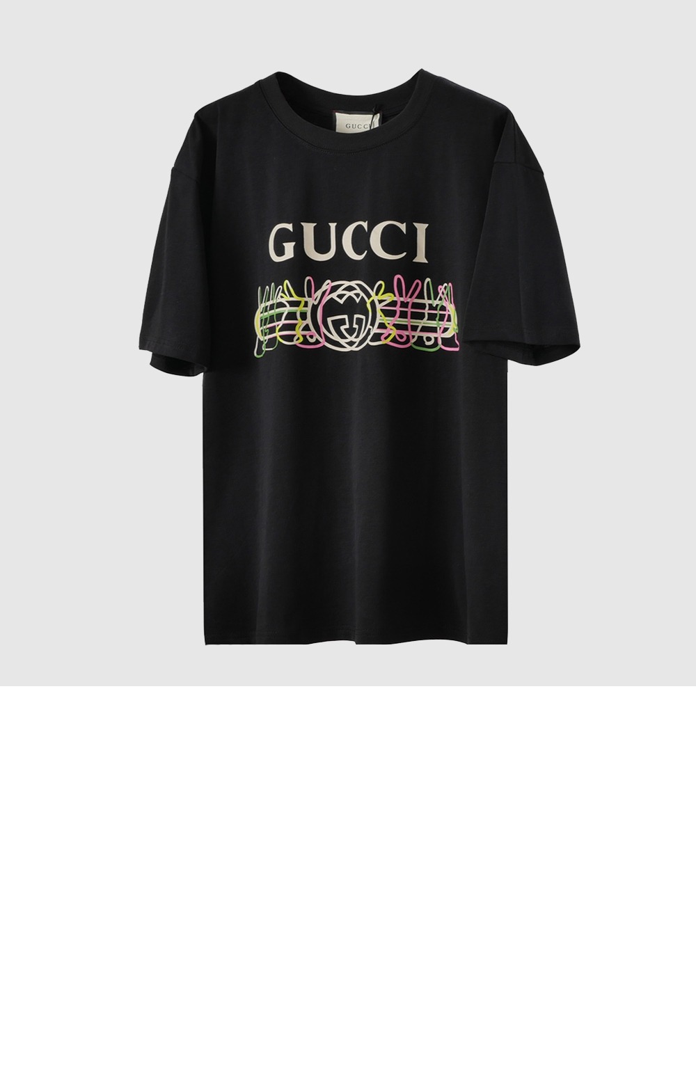 미러급레플리카사이트 | 명품레플리카 전문 쇼핑몰  | 퍼스트원 - 로고 프린트 반팔 &gt; 구찌