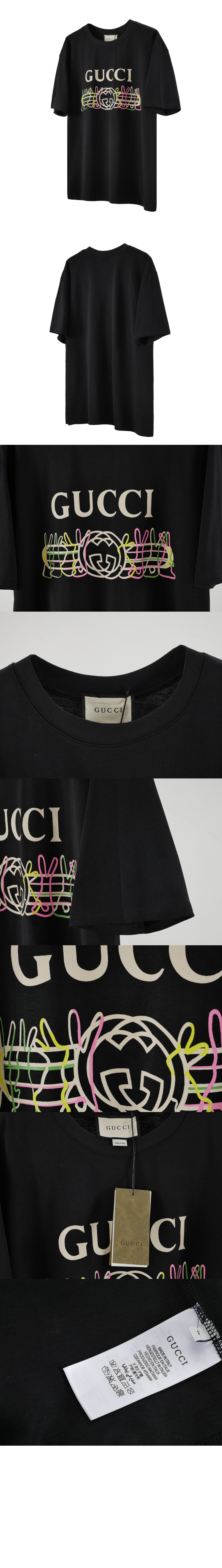 미러급레플리카사이트 | 명품레플리카 전문 쇼핑몰  | 퍼스트원 - 로고 프린트 반팔 &gt; 구찌