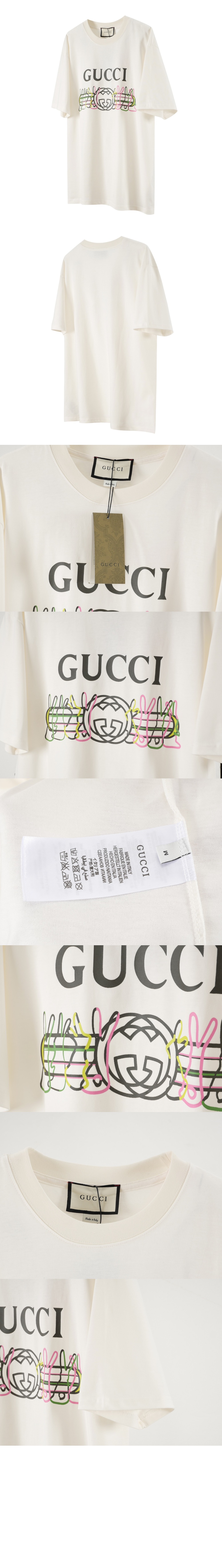 미러급레플리카사이트 | 명품레플리카 전문 쇼핑몰  | 퍼스트원 - 로고 프린트 반팔 &gt; 구찌