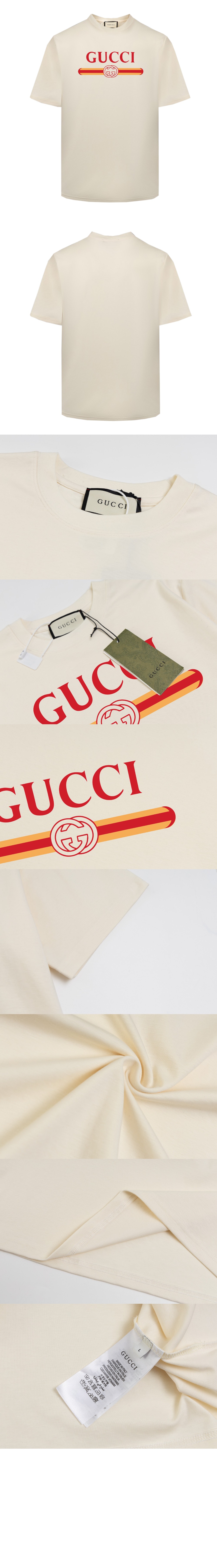 미러급레플리카사이트 | 명품레플리카 전문 쇼핑몰  | 퍼스트원 - 로고 프린트 반팔 &gt; 구찌