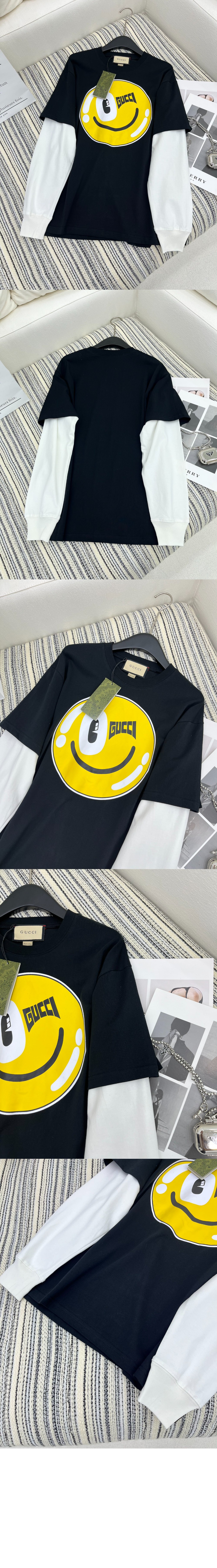 미러급레플리카사이트 | 명품레플리카 전문 쇼핑몰  | 퍼스트원 - 니트 면 프린트 티셔츠 &gt; 구찌