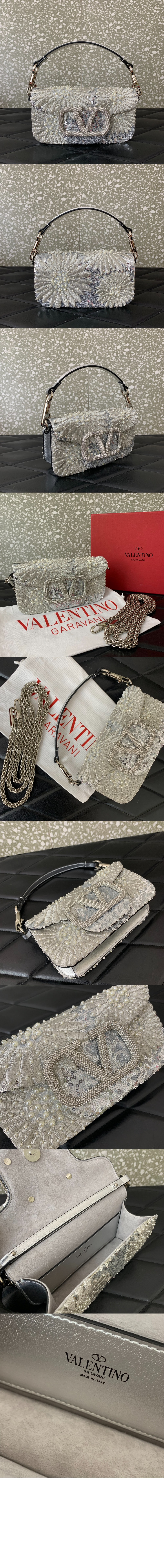 미러급레플리카사이트 | 명품레플리카 전문 쇼핑몰  | 퍼스트원 - LOCÒ 스몰 플로럴 프린트 자수 핸드백 &gt; 발렌티노