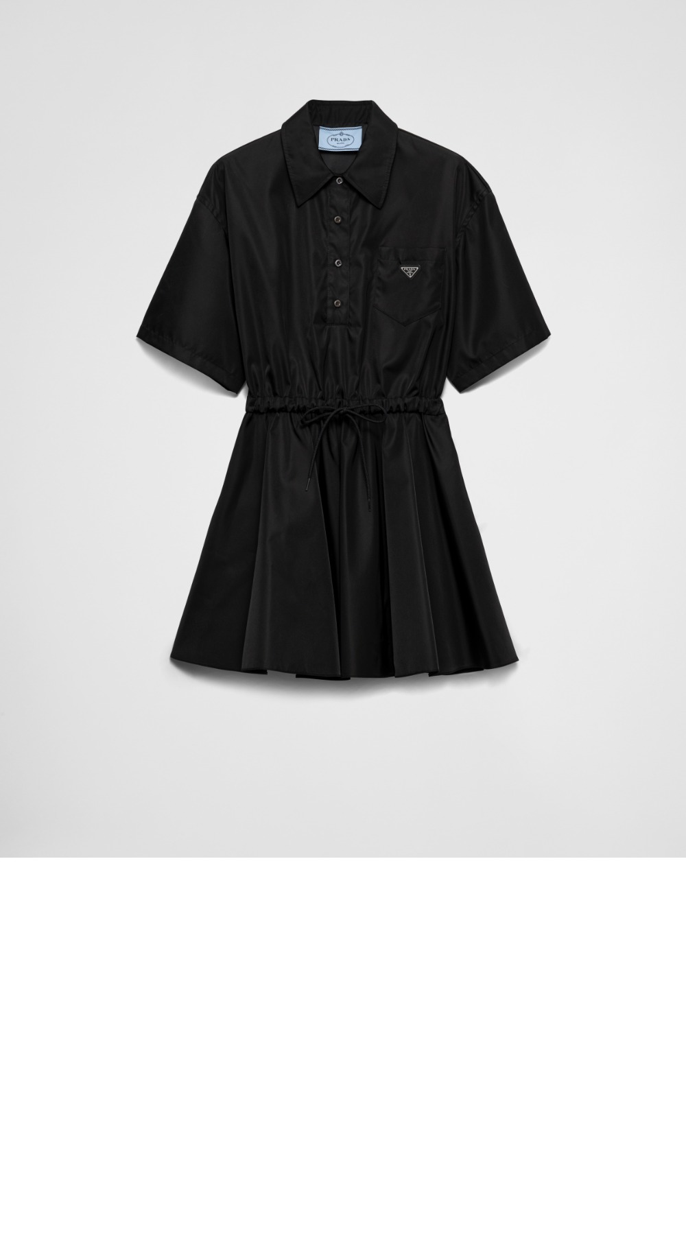 미러급레플리카사이트 | 명품레플리카 전문 쇼핑몰  | 퍼스트원 - 쇼트 슬리브 리나일론 드레스 &gt; 프라다