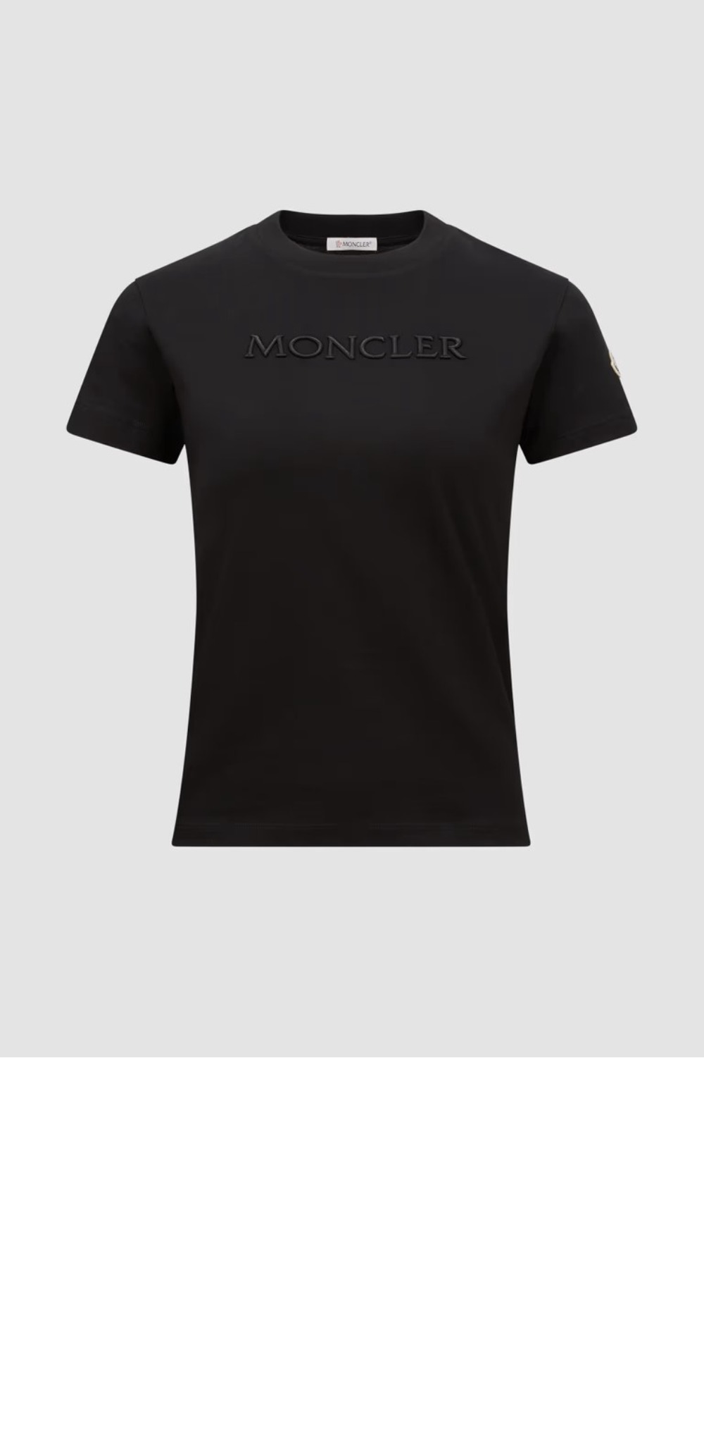 미러급레플리카사이트 | 명품레플리카 전문 쇼핑몰  | 퍼스트원 - 자수 토널 로고 코튼 티셔츠 &gt; 몽클레어