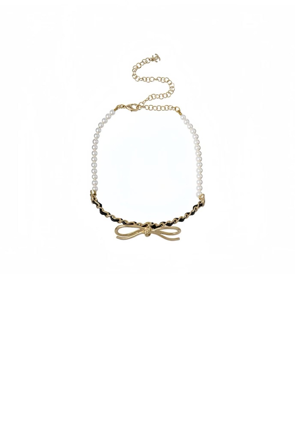 미러급레플리카사이트 | 명품레플리카 전문 쇼핑몰  | 퍼스트원 - 리본 가죽 스커트 초커 AB8496 &gt; 샤넬