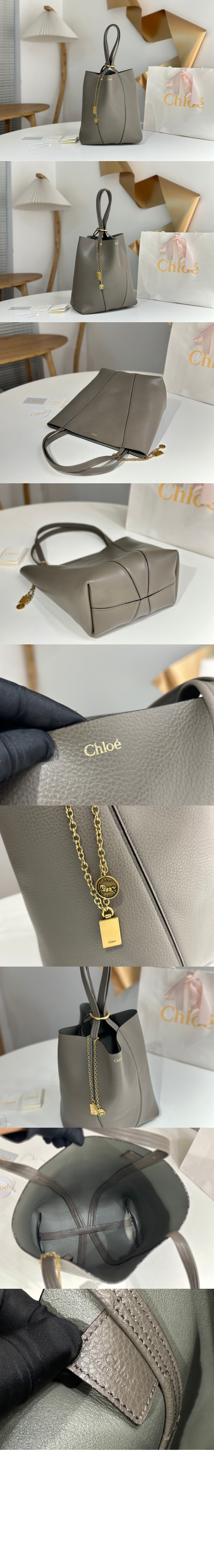 미러급레플리카사이트 | 명품레플리카 전문 쇼핑몰  | 퍼스트원 - 그레인드 가죽 Chloé Spin 토트백 SS811 > 끌로에