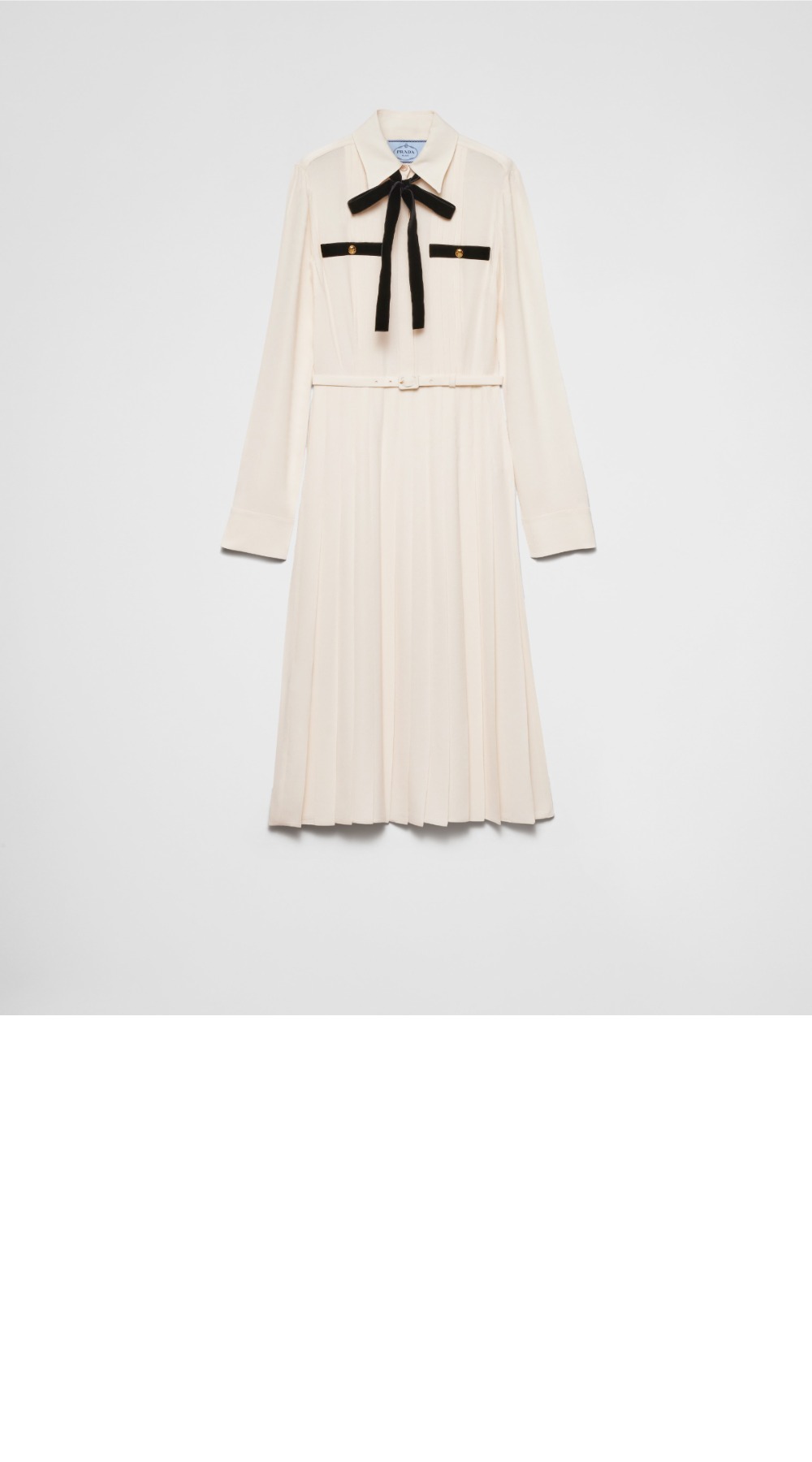 미러급레플리카사이트 | 명품레플리카 전문 쇼핑몰  | 퍼스트원 - 롱 플리츠 새틴 사블 드레스 &gt; 프라다