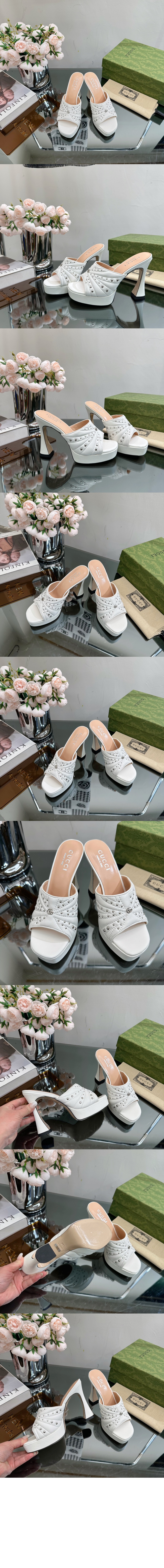 미러급레플리카사이트 | 명품레플리카 전문 쇼핑몰  | 퍼스트원 - 힐 슬라이드 샌들 블랙 ‎723404 &gt; 구찌