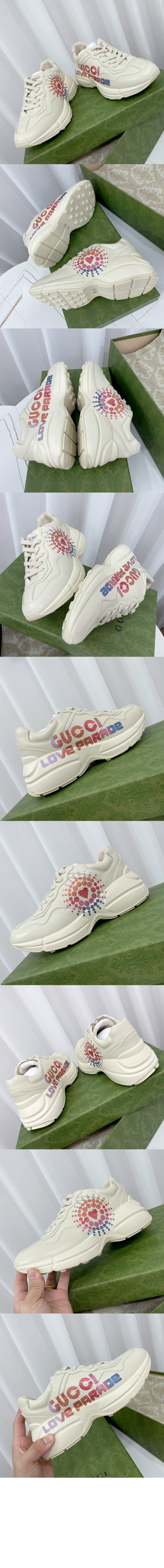 미러급레플리카사이트 | 명품레플리카 전문 쇼핑몰  | 퍼스트원 - 라이톤 러브 퍼레이드 스니커즈 703809 &gt; 구찌