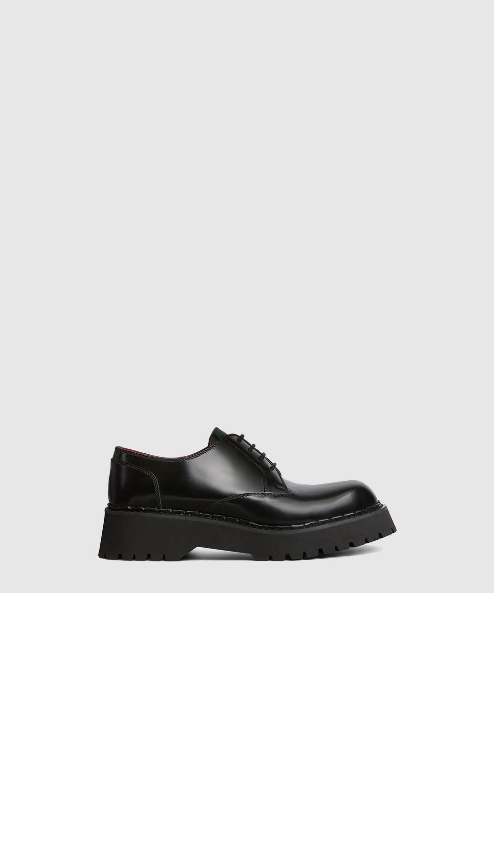 미러급레플리카사이트 | 명품레플리카 전문 쇼핑몰  | 퍼스트원 - 웹이 적용된 레이스업 슈즈 794184 &gt; 구찌