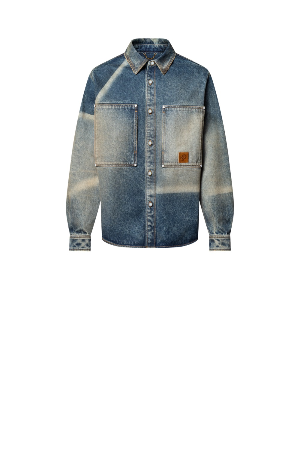 미러급레플리카사이트 | 명품레플리카 전문 쇼핑몰  | 퍼스트원 - 선페이디드 이펙트 데님 롱 슬리브드 셔츠 &gt; 루이비통