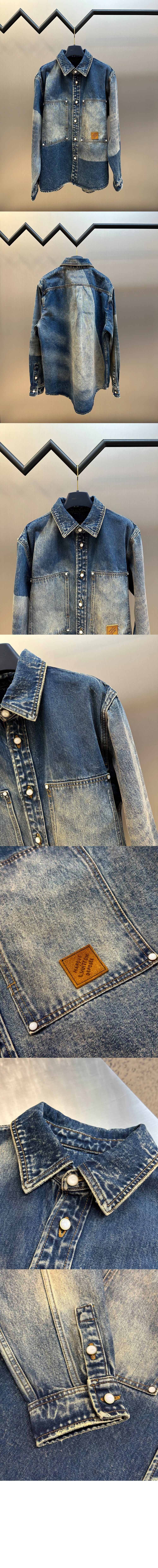 미러급레플리카사이트 | 명품레플리카 전문 쇼핑몰  | 퍼스트원 - 선페이디드 이펙트 데님 롱 슬리브드 셔츠 &gt; 루이비통