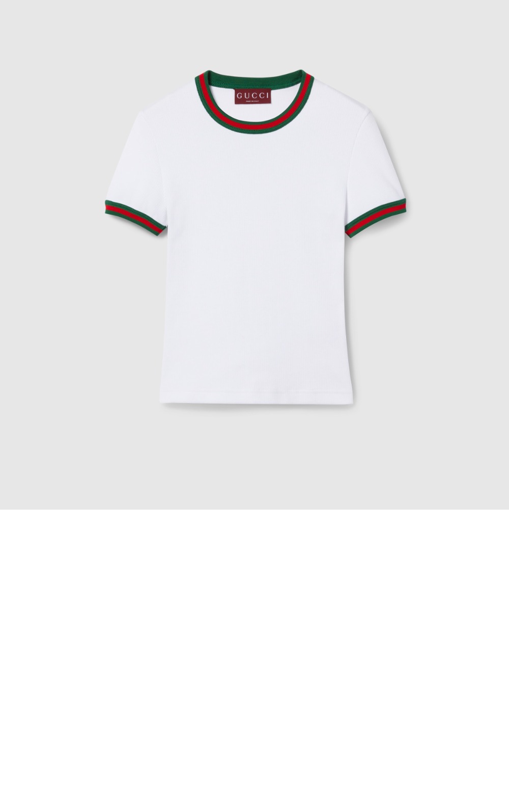 미러급레플리카사이트 | 명품레플리카 전문 쇼핑몰  | 퍼스트원 - 코튼 리브 티셔츠 &gt; 구찌