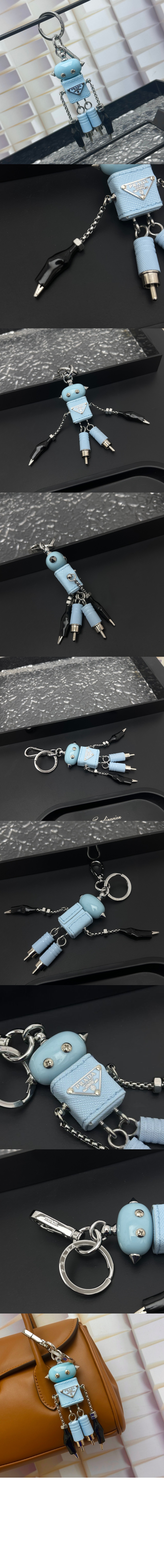 미러급레플리카사이트 | 명품레플리카 전문 쇼핑몰  | 퍼스트원 - Robot 사피아노 가죽 백 참 2TR101 &gt; 프라다