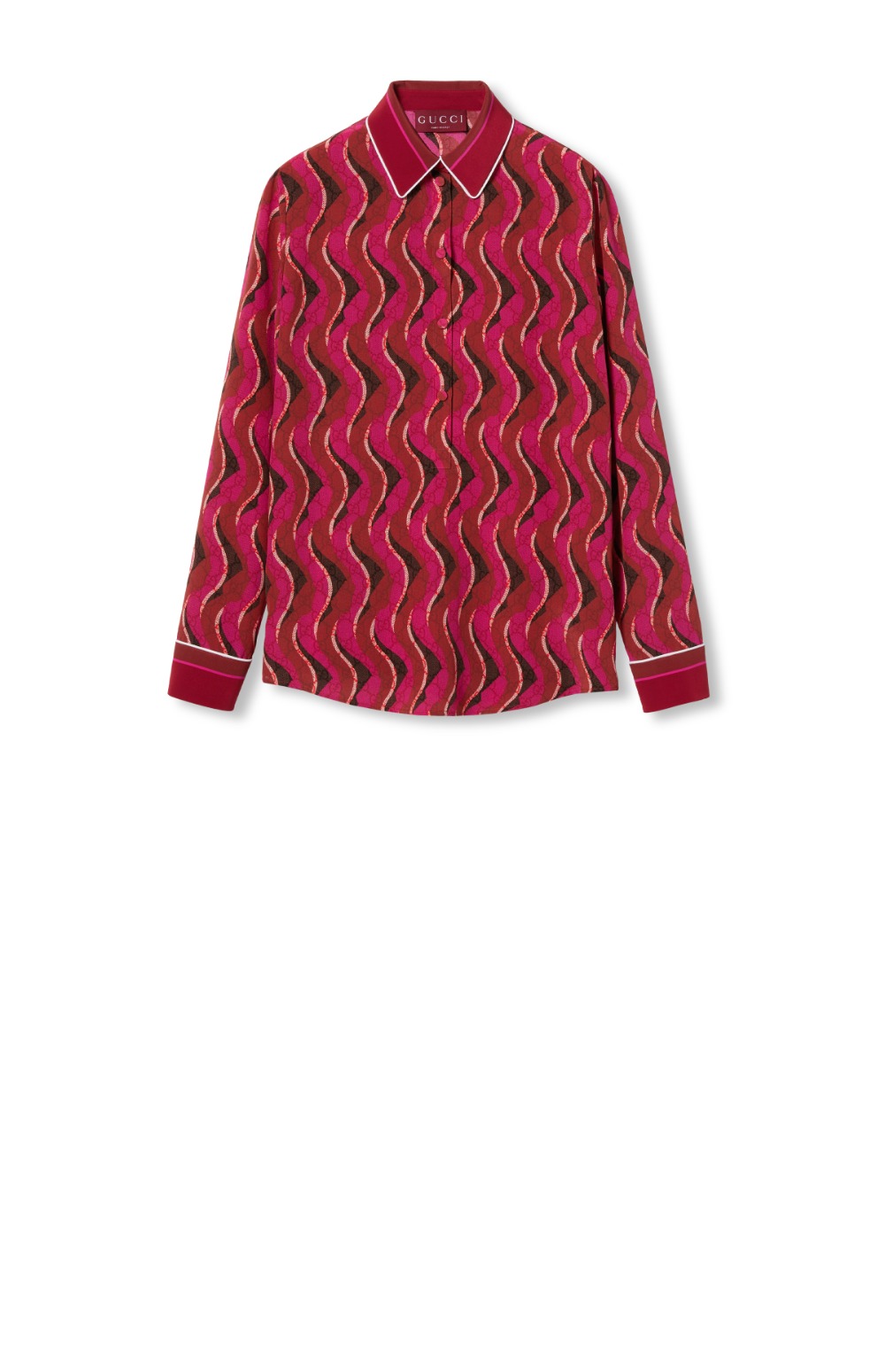 미러급레플리카사이트 | 명품레플리카 전문 쇼핑몰  | 퍼스트원 - 로고 프린트 셔츠 톱 &gt; 구찌