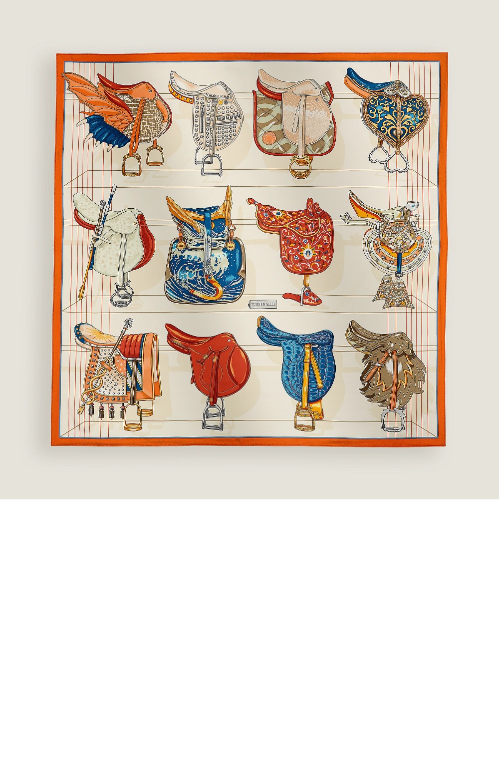 미러급레플리카사이트 | 명품레플리카 전문 쇼핑몰  | 퍼스트원 - Tous en Selle 스카프 90 &gt; 에르메스