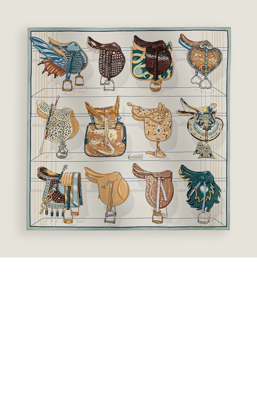 미러급레플리카사이트 | 명품레플리카 전문 쇼핑몰  | 퍼스트원 - Tous en Selle 스카프 90 &gt; 에르메스