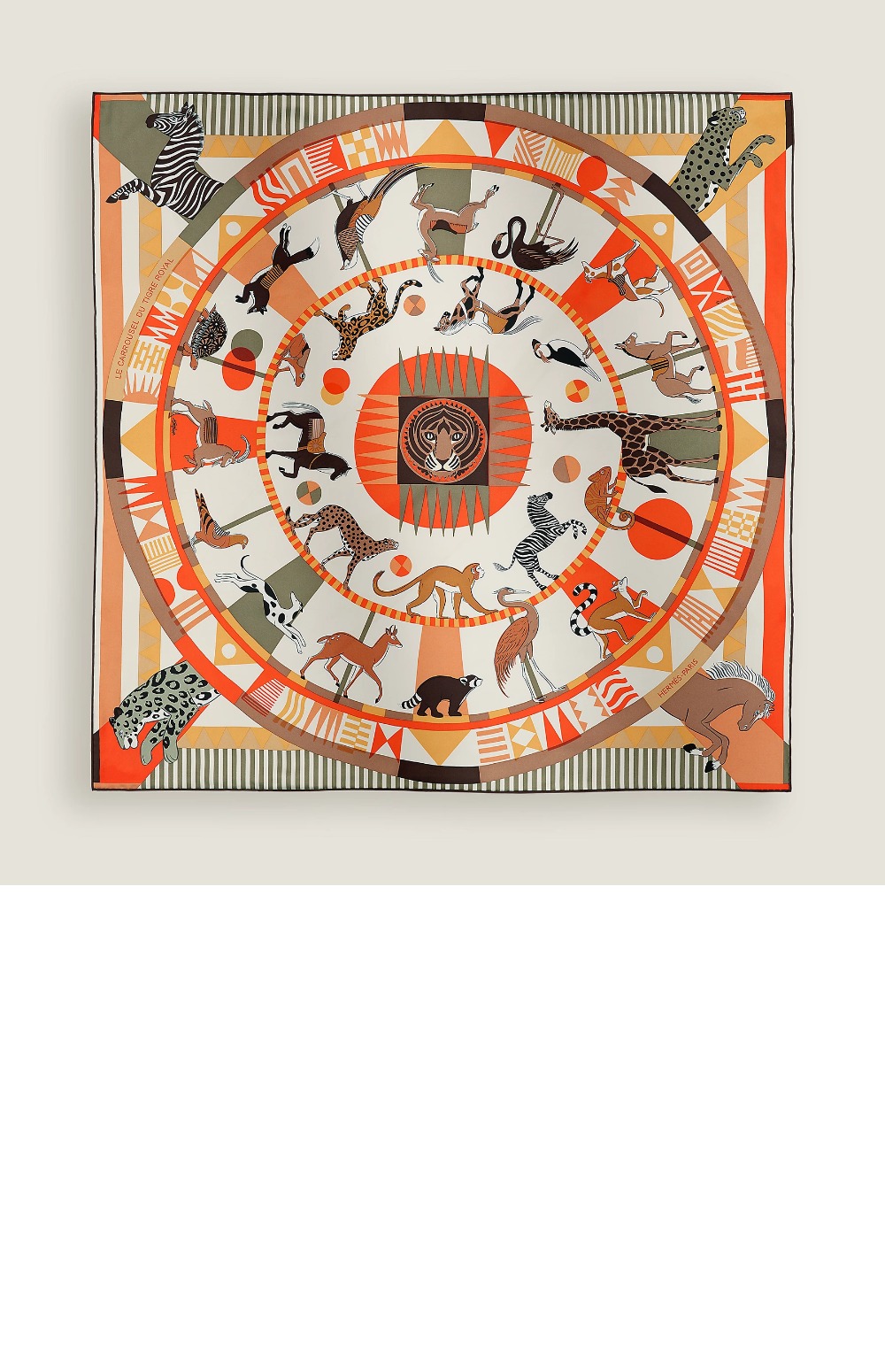 미러급레플리카사이트 | 명품레플리카 전문 쇼핑몰  | 퍼스트원 - Le Carrousel du Tigre Royal 스카프 90 &gt; 에르메스