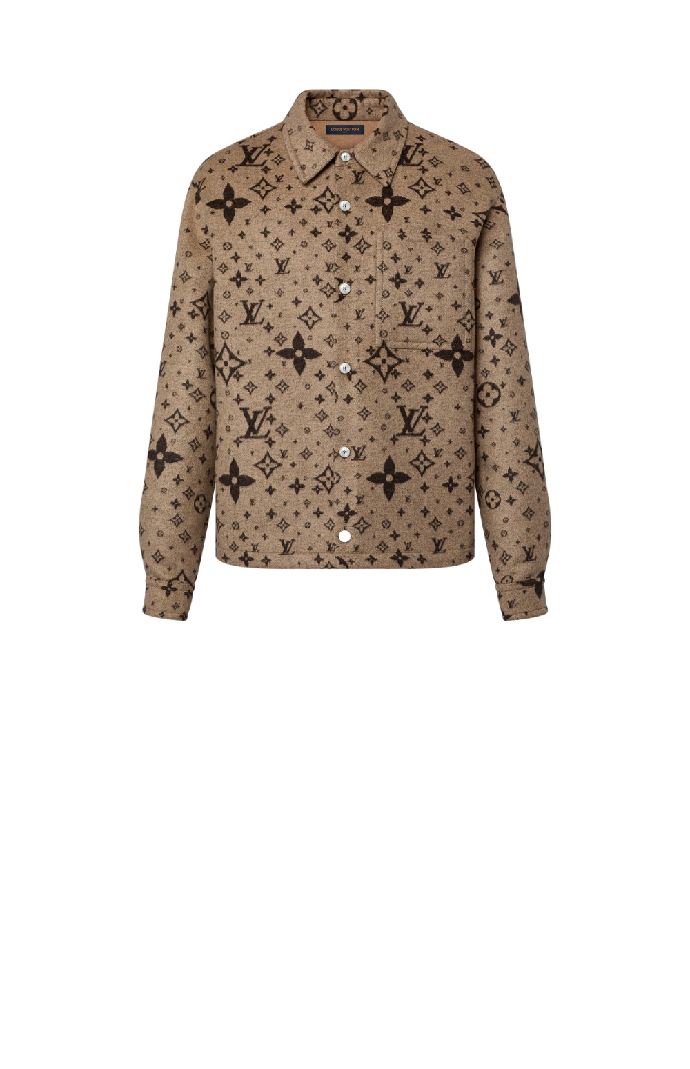 미러급레플리카사이트 | 명품레플리카 전문 쇼핑몰  | 퍼스트원 - 모노그램 더블 페이스 울, 실크 앤드 캐시미어 블렌드 오버셔츠 &gt; 루이비통