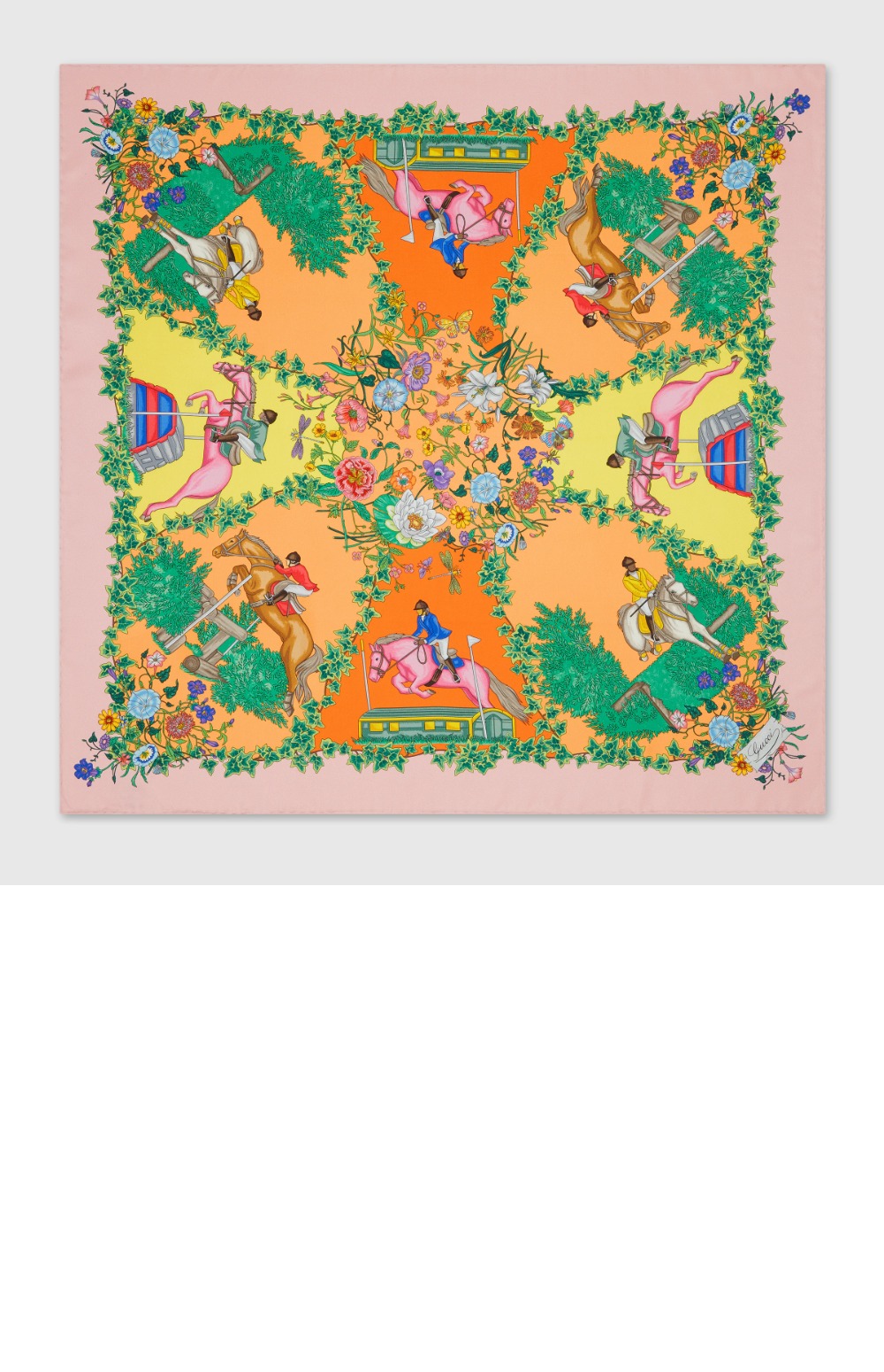 미러급레플리카사이트 | 명품레플리카 전문 쇼핑몰  | 퍼스트원 - 올오버 플로라 프린트 실크 까레 810870 &gt; 구찌