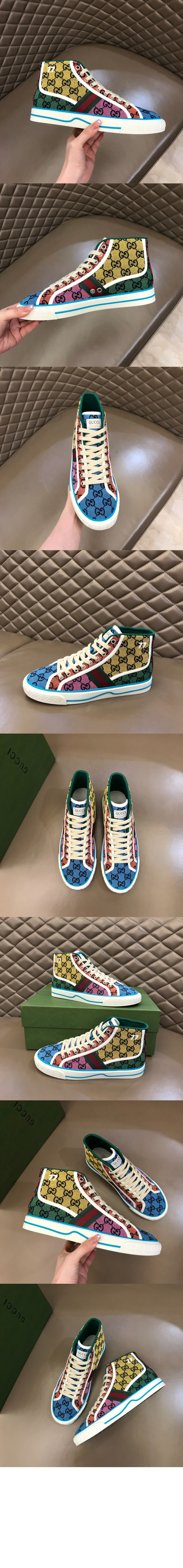 미러급레플리카사이트 | 명품레플리카 전문 쇼핑몰  | 퍼스트원 - 테니스 1977 하이탑 스니커즈 663679 &gt; 구찌