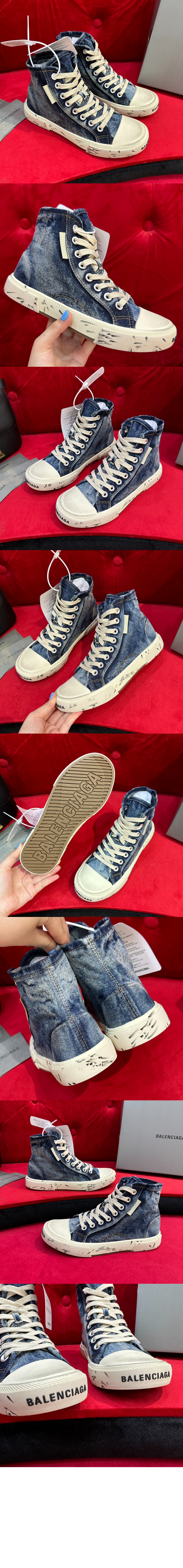 미러급레플리카사이트 | 명품레플리카 전문 쇼핑몰  | 퍼스트원 - 파리 하이 탑 스니커즈 688756 &gt; 발렌시아가