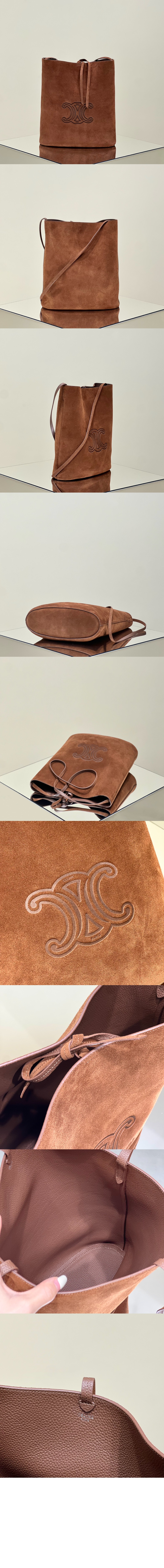 미러급레플리카사이트 | 명품레플리카 전문 쇼핑몰  | 퍼스트원 - 버킷 트리옹프 엠보싱 스웨이드 카프스킨 194953 &gt; 셀린느