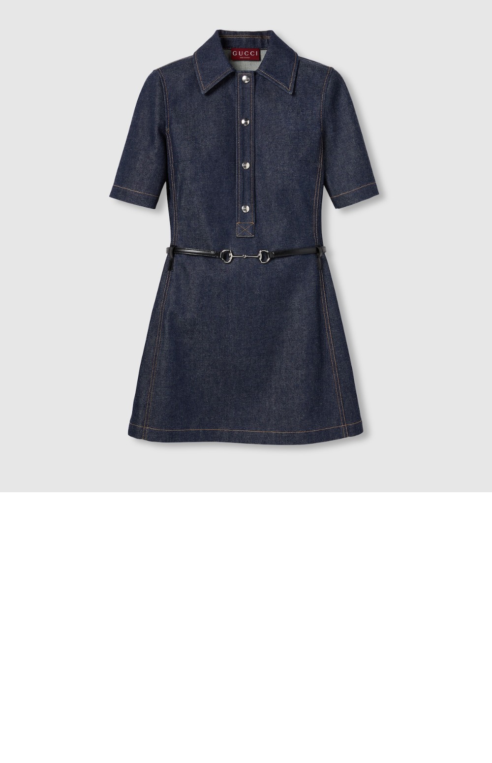 미러급레플리카사이트 | 명품레플리카 전문 쇼핑몰  | 퍼스트원 - 홀스빗 데님 미니 드레스 &gt; 구찌