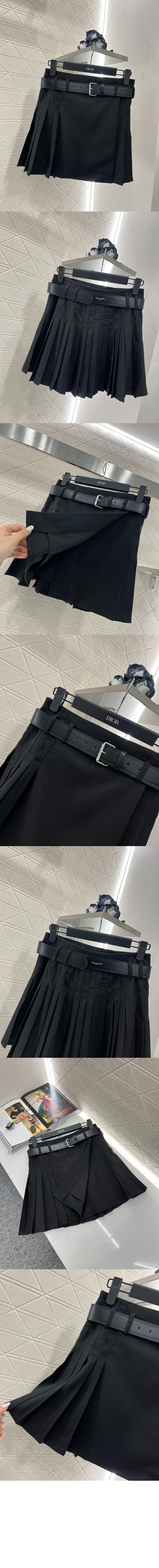 미러급레플리카사이트 | 명품레플리카 전문 쇼핑몰  | 퍼스트원 - 벨트 쇼트 플리츠 치마바지 &gt; 디올