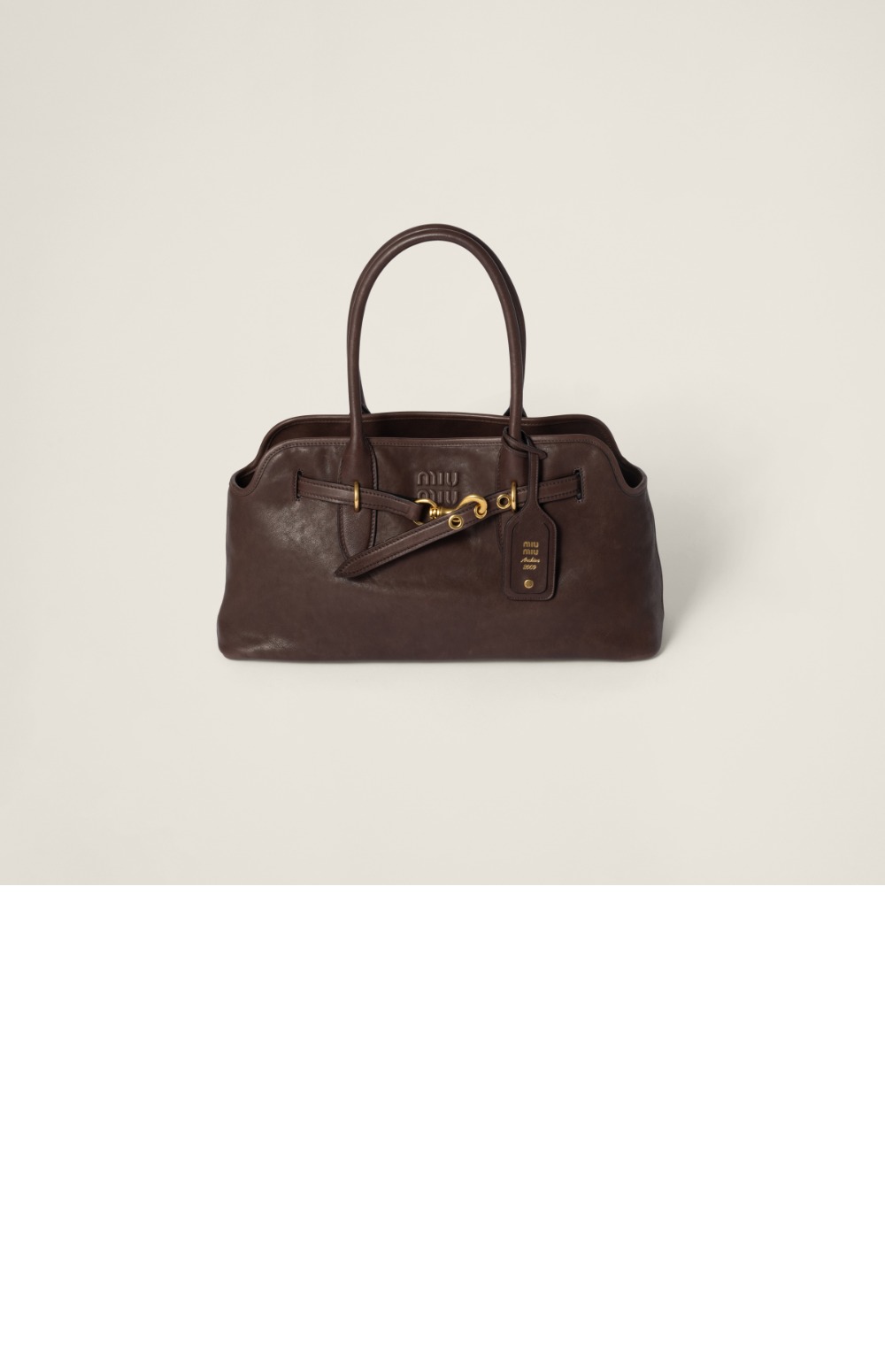 미러급레플리카사이트 | 명품레플리카 전문 쇼핑몰  | 퍼스트원 - Aventure 나파 레더 핸드백 5BG310 &gt; 미우미우