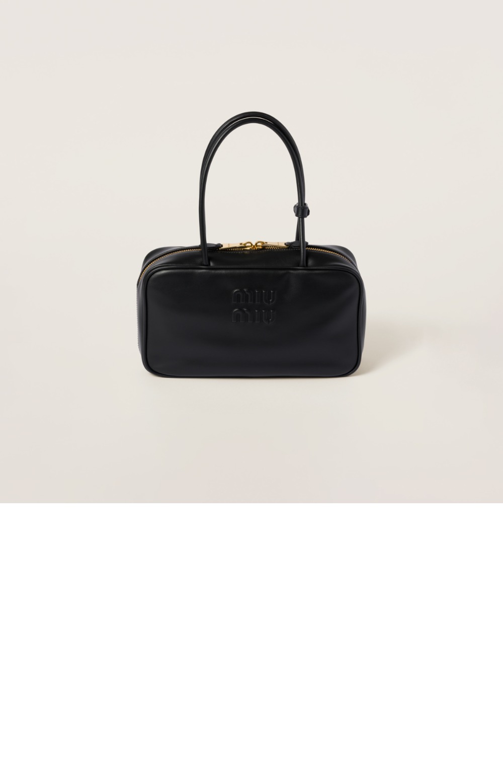 미러급레플리카사이트 | 명품레플리카 전문 쇼핑몰  | 퍼스트원 - 보 가죽 탑 핸들백 5BB172 &gt; 미우미우