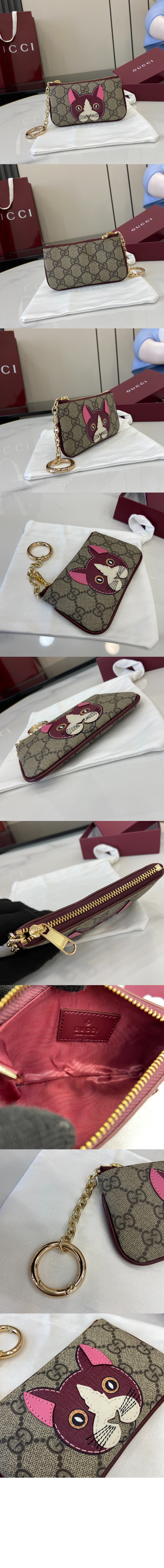 미러급레플리카사이트 | 명품레플리카 전문 쇼핑몰  | 퍼스트원 - 고양이 디테일의 GG 키 케이스 818768 &gt; 구찌