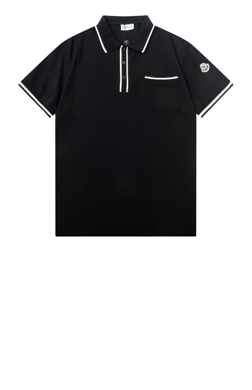 미러급레플리카사이트 | 명품레플리카 전문 쇼핑몰  | 퍼스트원 - 로고 패치 코튼 폴로 셔츠 &gt; 몽클레어