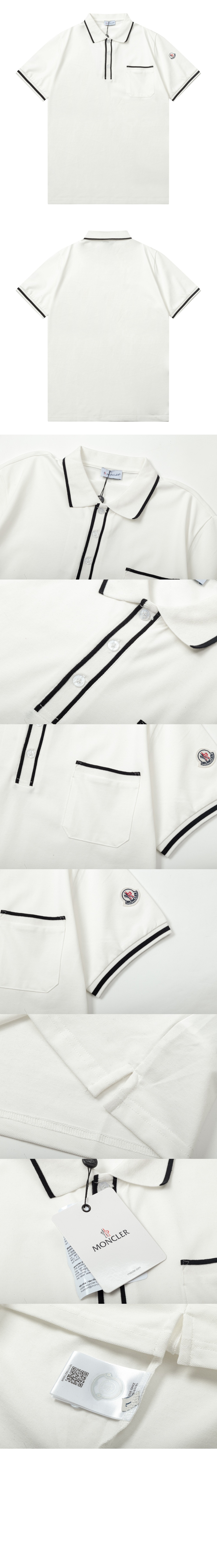 미러급레플리카사이트 | 명품레플리카 전문 쇼핑몰  | 퍼스트원 - 로고 패치 코튼 폴로 셔츠 &gt; 몽클레어