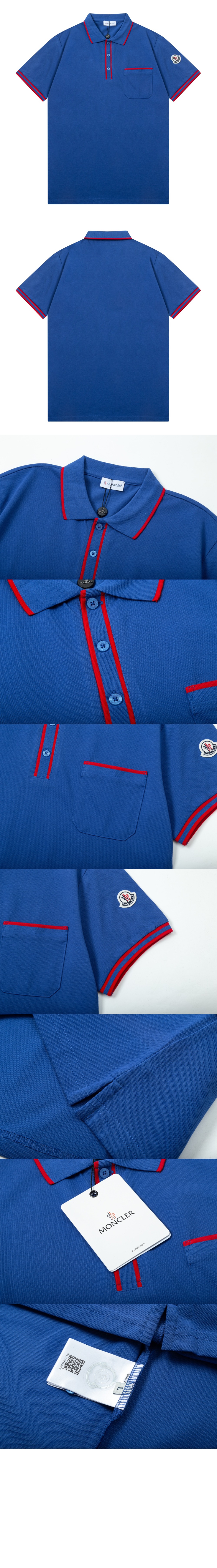 미러급레플리카사이트 | 명품레플리카 전문 쇼핑몰  | 퍼스트원 - 로고 패치 코튼 폴로 셔츠 &gt; 몽클레어