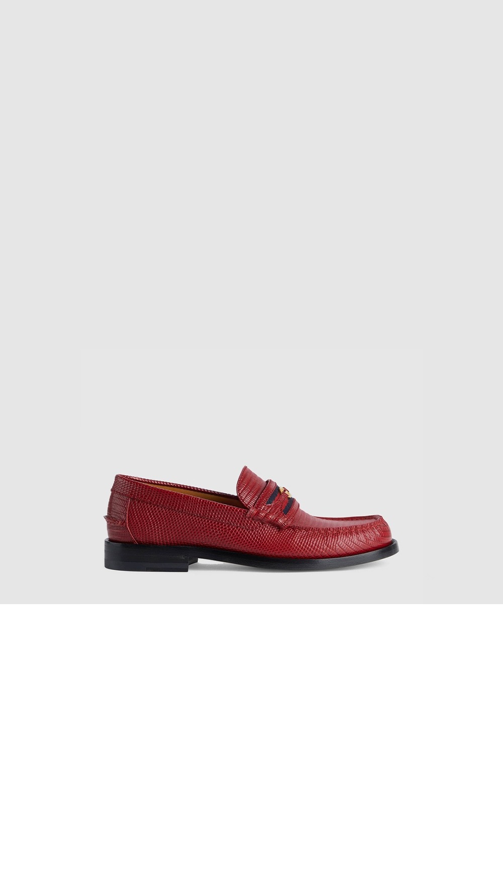 미러급레플리카사이트 | 명품레플리카 전문 쇼핑몰  | 퍼스트원 - 리자드 가죽 로퍼 707698 > 구찌