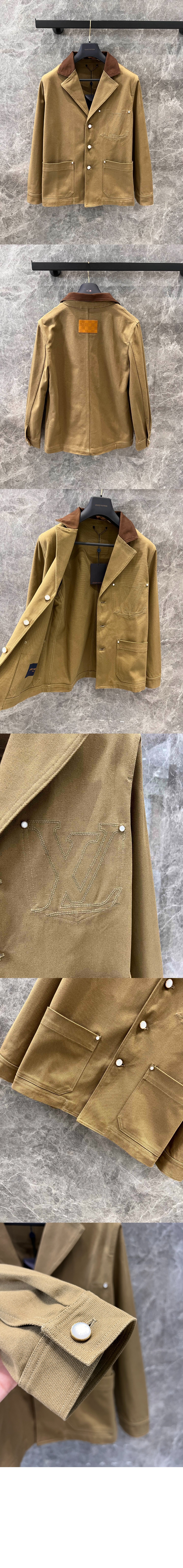 미러급레플리카사이트 | 명품레플리카 전문 쇼핑몰  | 퍼스트원 - 테일러드 워크웨어 코튼 캔버스 재킷 &gt; 루이비통