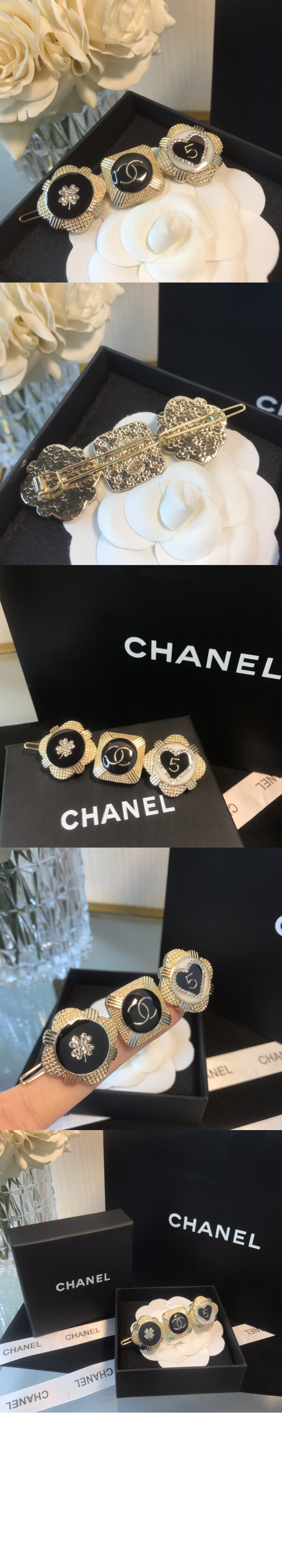 미러급레플리카사이트 | 명품레플리카 전문 쇼핑몰  | 퍼스트원 - 심볼릭 헤어핀 블랙 샴페인골드 AB6696 &gt; 샤넬