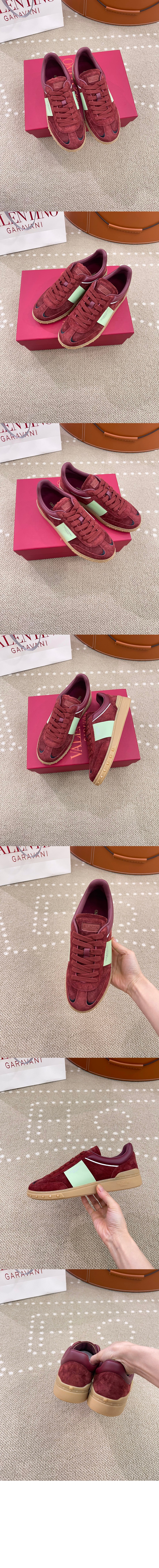 미러급레플리카사이트 | 명품레플리카 전문 쇼핑몰  | 퍼스트원 - 송아지 가죽 로우탑 스니커즈 &gt; 발렌티노