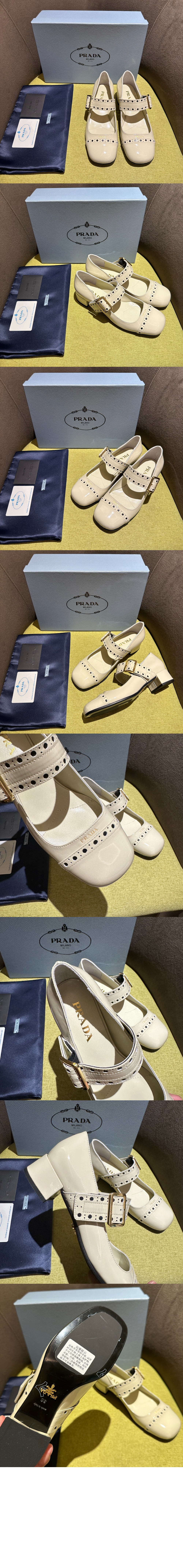 미러급레플리카사이트 | 명품레플리카 전문 쇼핑몰  | 퍼스트원 - 페이턴트 가죽 메리제인 펌프스 1I816N &gt; 프라다