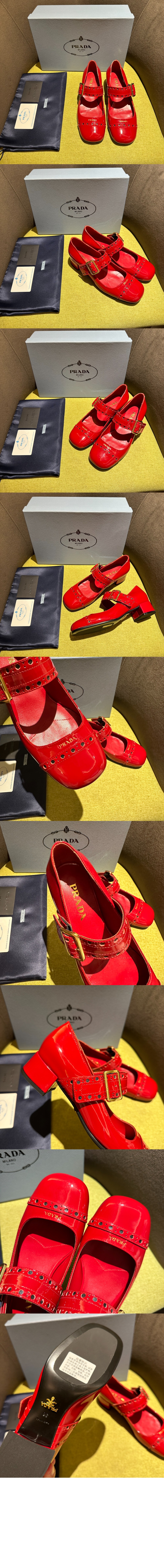 미러급레플리카사이트 | 명품레플리카 전문 쇼핑몰  | 퍼스트원 - 페이턴트 가죽 메리제인 펌프스 1I816N &gt; 프라다