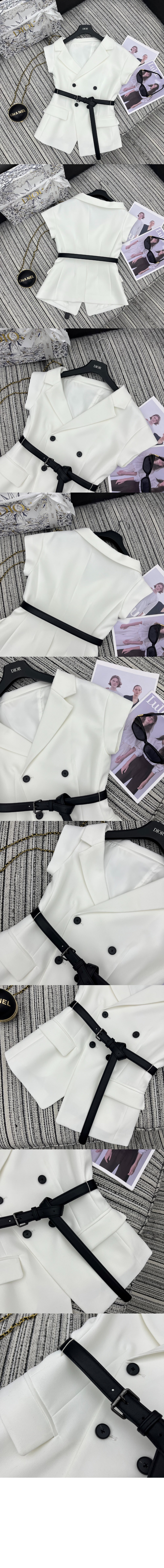 미러급레플리카사이트 | 명품레플리카 전문 쇼핑몰  | 퍼스트원 - 벨트 언발란스 반소매 재킷 &gt; 디올