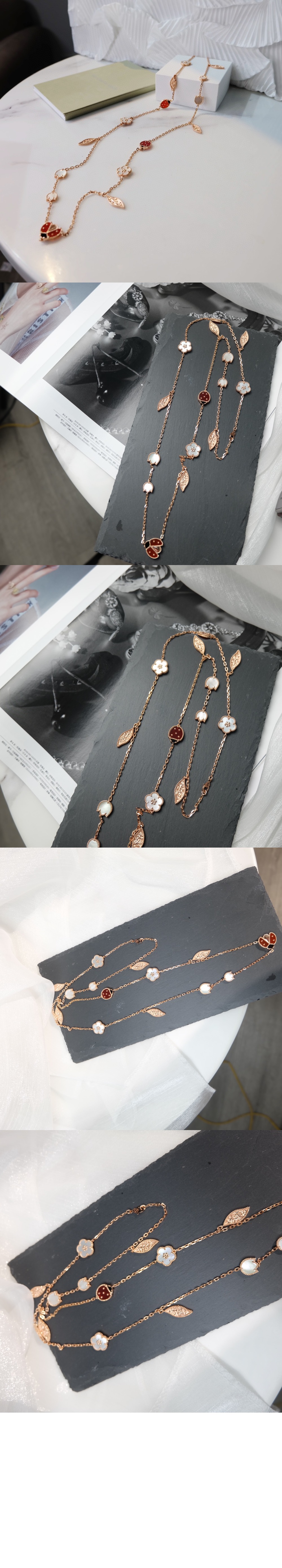 미러급레플리카사이트 | 명품레플리카 전문 쇼핑몰  | 퍼스트원 - 럭키 스프링 롱 네크리스 7RT00 &gt; 반클리프