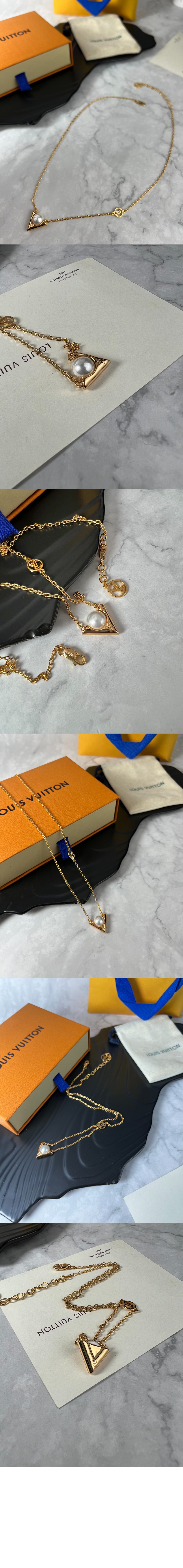 미러급레플리카사이트 | 명품레플리카 전문 쇼핑몰  | 퍼스트원 - V 포 비통  펄 앤드 메탈 목걸이 M02374 &gt; 루이비통