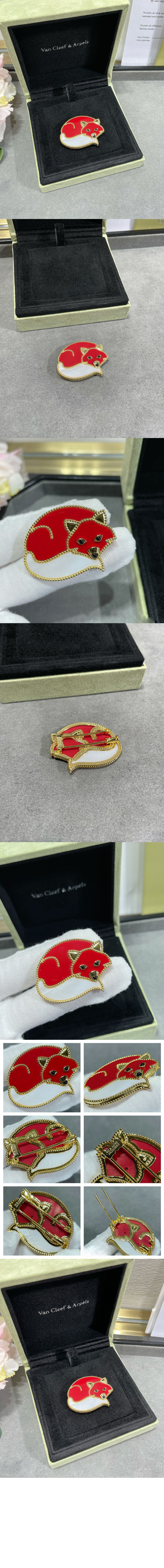 미러급레플리카사이트 | 명품레플리카 전문 쇼핑몰  | 퍼스트원 - 럭키 애니멀 폭스 클립 9RY00 &gt; 반클리프