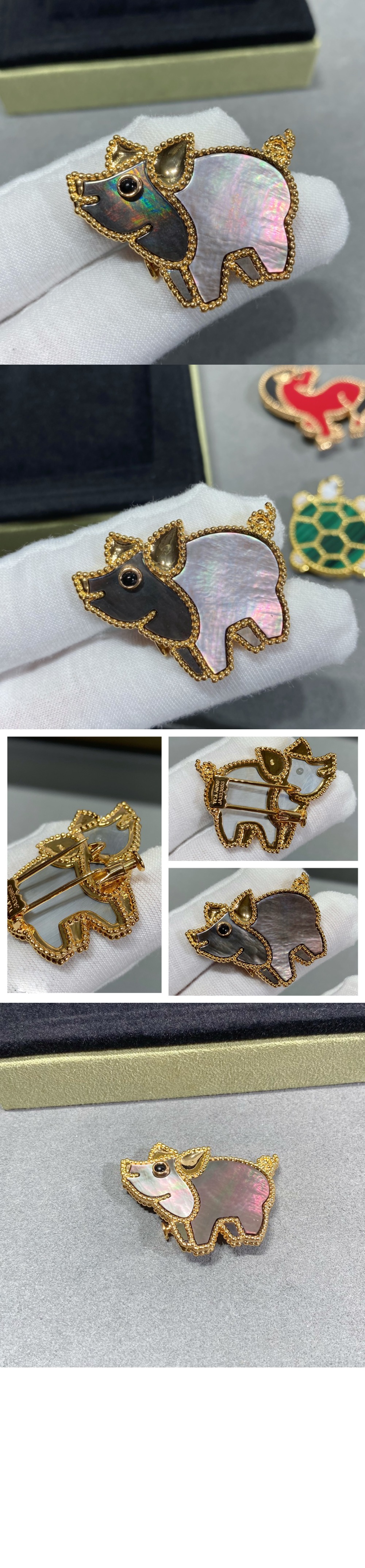 미러급레플리카사이트 | 명품레플리카 전문 쇼핑몰  | 퍼스트원 - 럭키 애니멀 피그 클립 7UO00 &gt; 반클리프