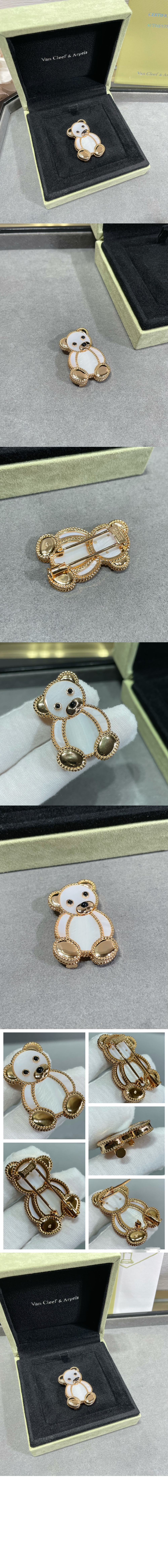 미러급레플리카사이트 | 명품레플리카 전문 쇼핑몰  | 퍼스트원 - 럭키 애니멀 테디 베어 클립 9RZ00 > 반클리프