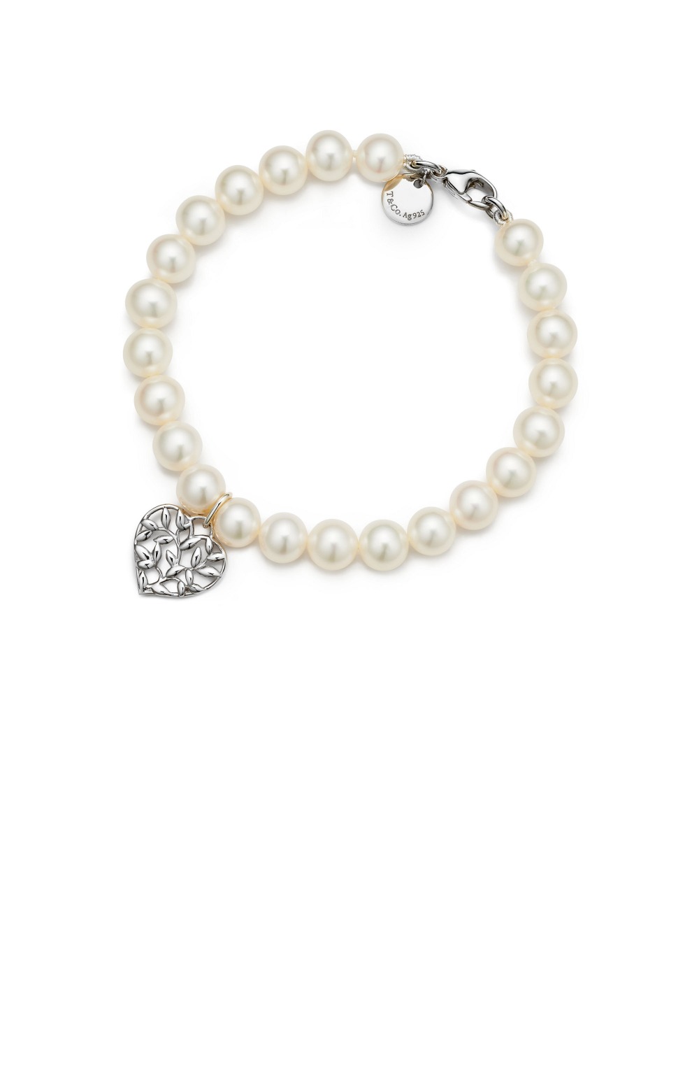 미러급레플리카사이트 | 명품레플리카 전문 쇼핑몰  | 퍼스트원 - 올리브 리프 펄 하트 브레이슬릿 &gt; 티파니